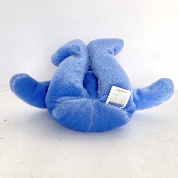 2001 TY Beanie Baby AMERICA the Bear Blue Version 8.5 Inch Clean Vintage - Picture 6 of 8